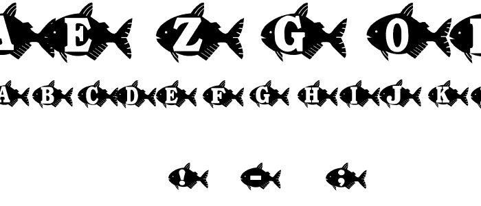 AEZ goldfish font